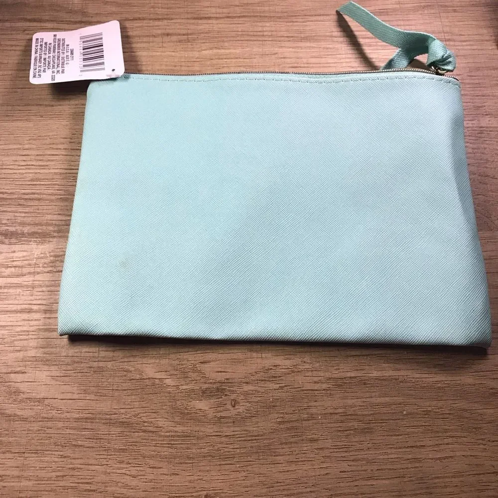 Mint Green 'Oh My Stars' Cosmetic Bag